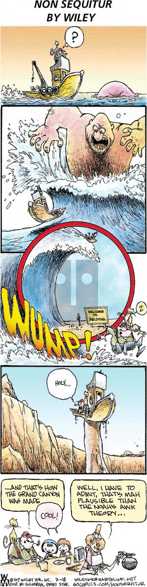Non Sequitur on Sunday March 18, 2007 Comic Strip