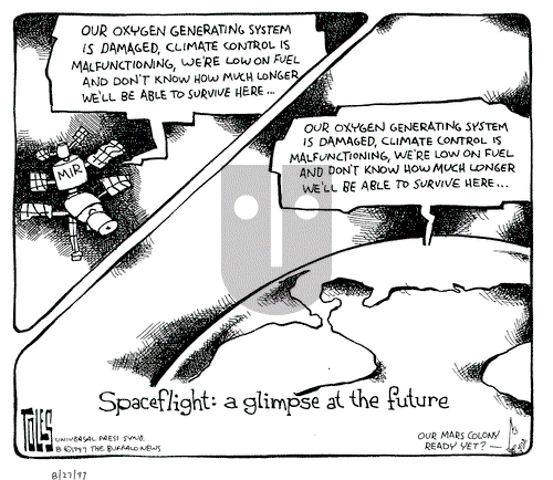 Tom Toles on Wednesday August 27, 1997 Comic Strip
