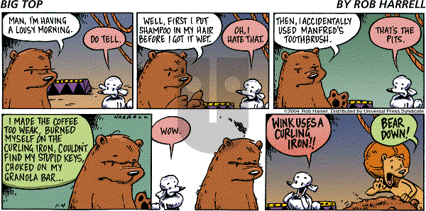 Big Top on Sunday January 4, 2004 Comic Strip