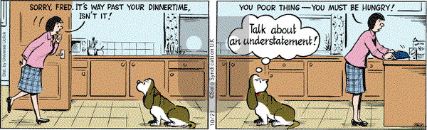 Fred Basset on Wednesday October 21, 2015 Comic Strip