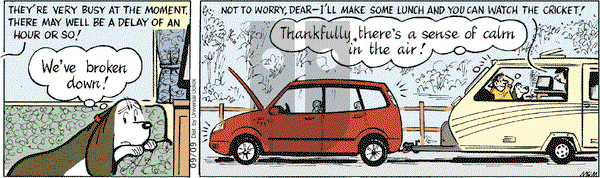 Fred Basset on Friday September 9, 2011 Comic Strip