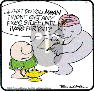 Ziggy - Tuesday July 5, 2016 Comic Strip