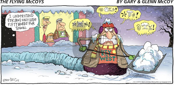 The Flying McCoys - Sunday January 12, 2014 Comic Strip