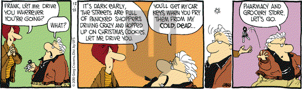 The Buckets - Tuesday December 21, 2010 Comic Strip