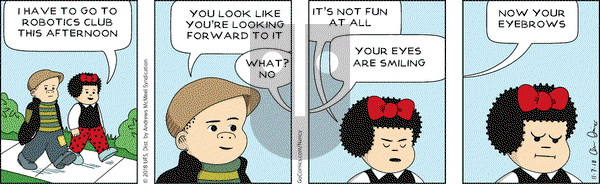 Nancy on Wednesday November 7, 2018 Comic Strip