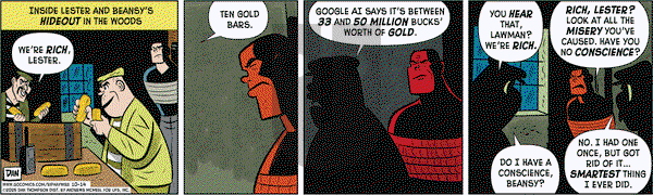 Rip Haywire on Tuesday October 14, 2025 Comic Strip