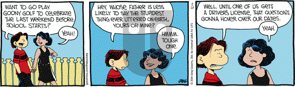 The Buckets on Thursday August 28, 2014 Comic Strip