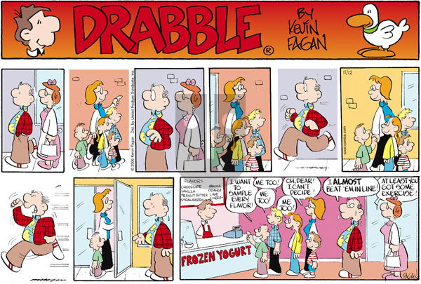 Drabble on Sunday November 12, 2006 Comic Strip