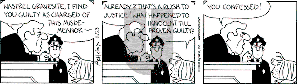 The Born Loser on Tuesday November 23, 2004 Comic Strip