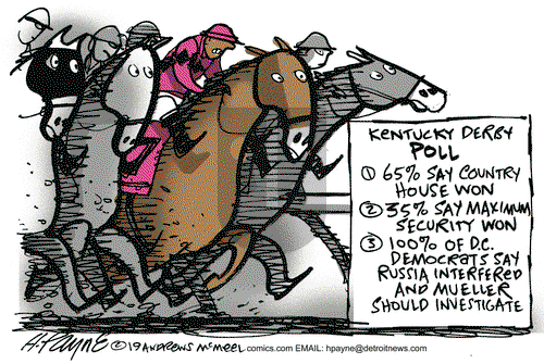 Henry Payne on Tuesday May 7, 2019 Comic Strip