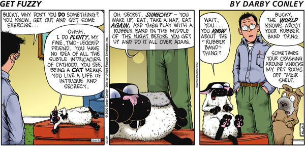 Get Fuzzy on Sunday October 29, 2000 Comic Strip