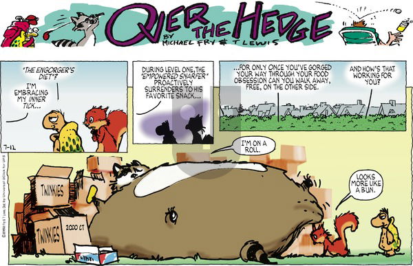 Over the Hedge on Sunday July 12, 2015 Comic Strip