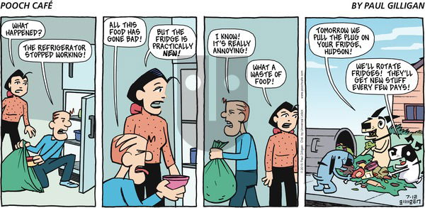 Pooch Cafe on Sunday July 12, 2015 Comic Strip