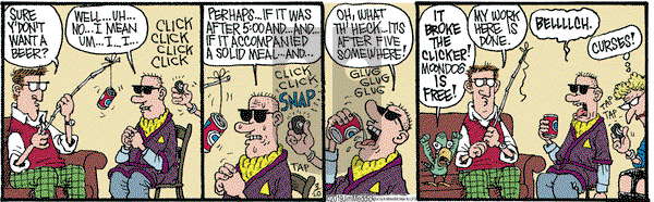 Monty on Wednesday March 20, 2019 Comic Strip