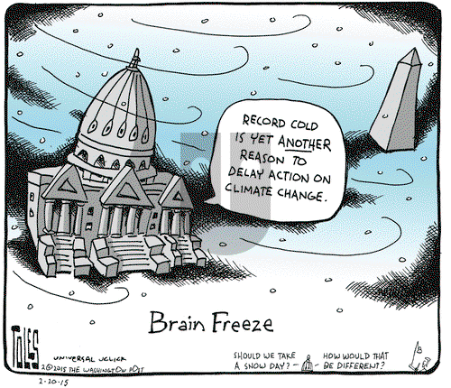 Tom Toles on Friday February 20, 2015 Comic Strip