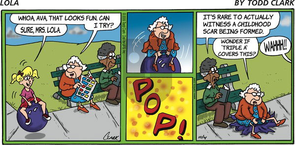 Lola on Sunday October 4, 2009 Comic Strip