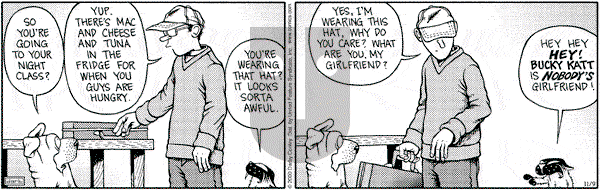 Get Fuzzy on Thursday November 9, 2000 Comic Strip