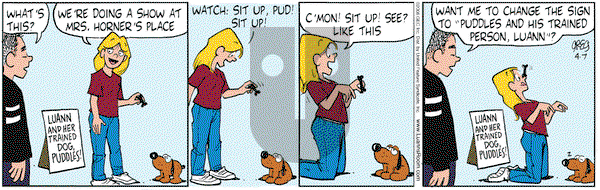 Luann - Friday April 7, 2006 Comic Strip