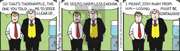 The Born Loser on Thursday July 3, 2014 Comic Strip