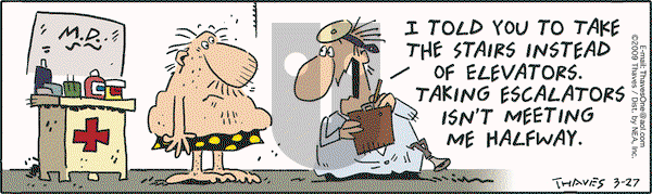Frank and Ernest on Friday March 27, 2009 Comic Strip