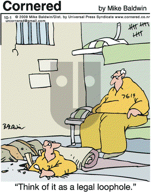 Cornered on Thursday October 1, 2009 Comic Strip