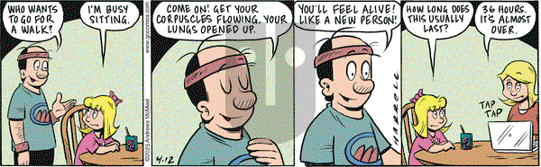 Adam@Home on Saturday April 12, 2025 Comic Strip