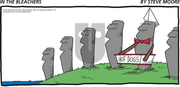 In the Bleachers on Sunday January 8, 2017 Comic Strip