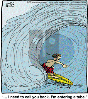 In the Bleachers on Saturday August 20, 2016 Comic Strip