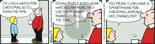 The Born Loser on Monday December 9, 2019 Comic Strip