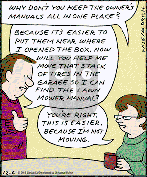 Real Life Adventures on Friday December 6, 2013 Comic Strip
