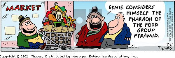 Frank and Ernest on Monday August 25, 2003 Comic Strip