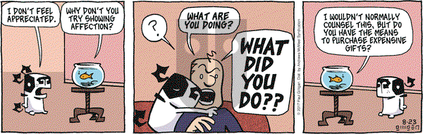 Pooch Cafe on Wednesday August 23, 2017 Comic Strip