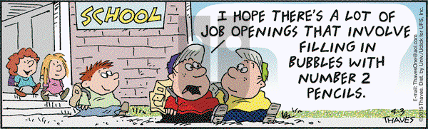 Frank and Ernest on Friday April 3, 2015 Comic Strip