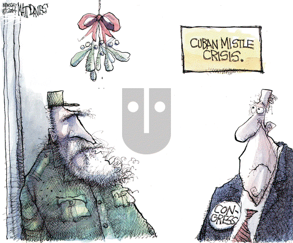 Matt Davies on Wednesday December 24, 2014 Comic Strip