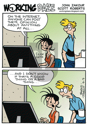 Working Daze - Thursday September 9, 2010 Comic Strip