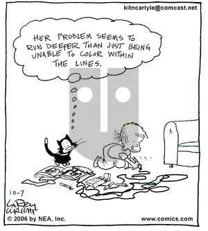 Kit 'N' Carlyle on Saturday October 7, 2006 Comic Strip