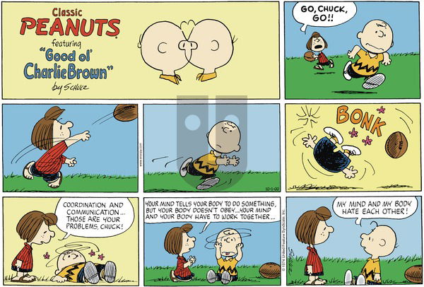 Peanuts on Sunday October 1, 2000 Comic Strip