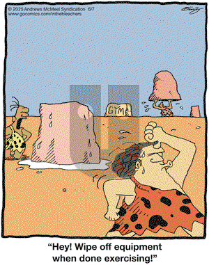 In the Bleachers on Saturday June 7, 2025 Comic Strip