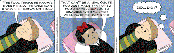 Nancy on Thursday June 18, 2020 Comic Strip