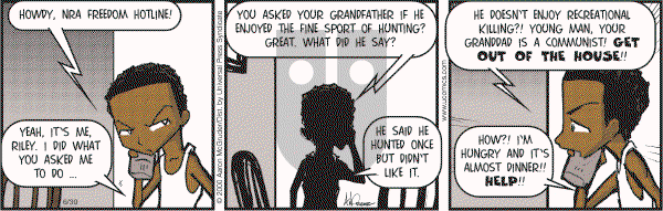 The Boondocks on Friday June 30, 2006 Comic Strip
