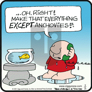 Ziggy on Monday July 2, 2001 Comic Strip