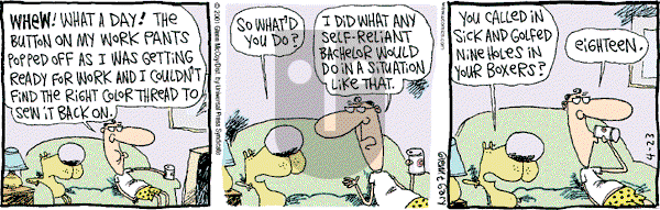 The Duplex on Monday April 23, 2001 Comic Strip