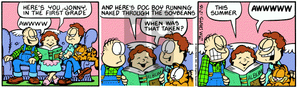 Garfield on Thursday December 16, 1993 Comic Strip