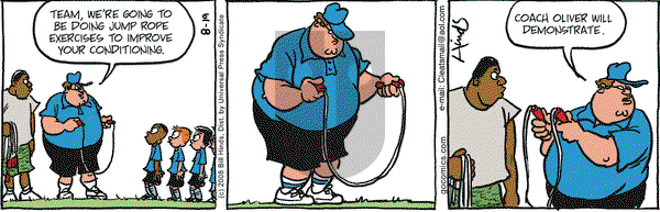 Cleats on Tuesday August 19, 2008 Comic Strip