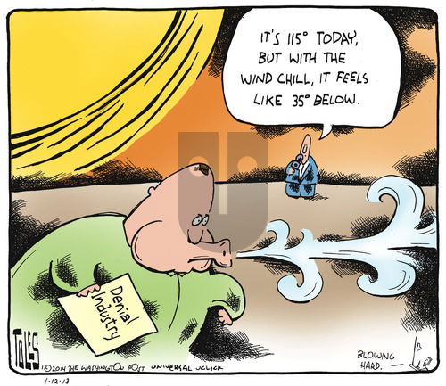 Tom Toles on Sunday January 12, 2014 Comic Strip