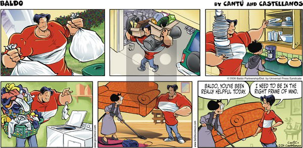 Baldo on Sunday February 24, 2008 Comic Strip