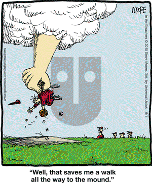 In the Bleachers on Saturday August 1, 2015 Comic Strip