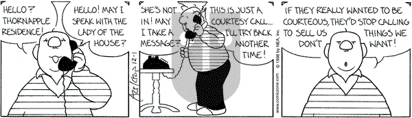 The Born Loser on Tuesday December 1, 1998 Comic Strip