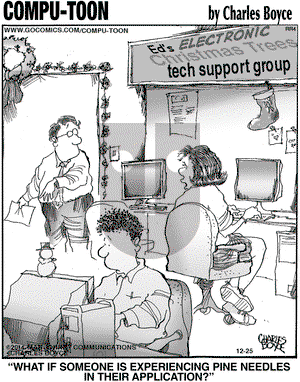 Compu-toon on Thursday December 25, 2014 Comic Strip