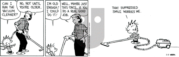 Calvin and Hobbes on Saturday May 9, 2015 Comic Strip